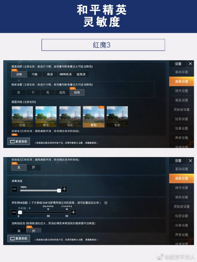 灵敏度设置和平精英不求人（《和平精英》不求人灵敏度设置）