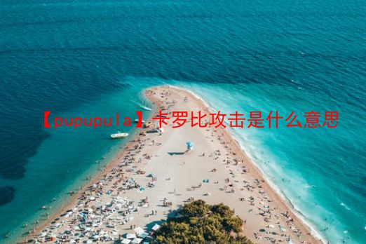 【pupupula】卡罗比攻击是什么意思  第1张